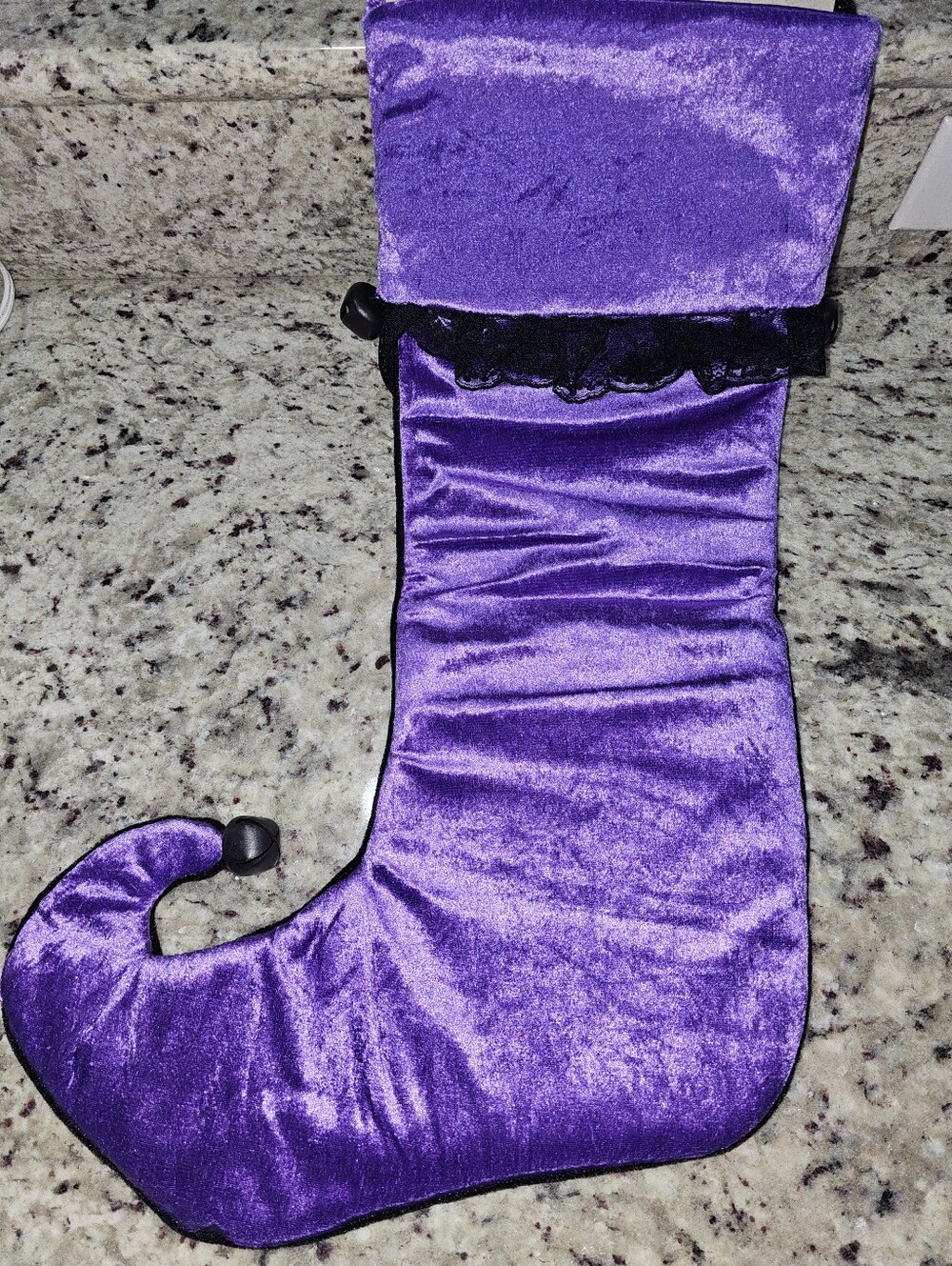 Disney Parks Villain Large Christmas Stocking Ursula Maleficent Evil Queen NEW - Picture 2 of 16